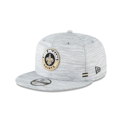 New Orleans Saints Gorra | New Era Official NFL Fall Sideline 9fifty Snapback Cap Mexico - Grises